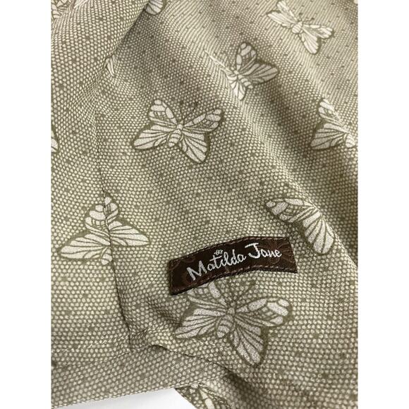 Matilda Jane Monarch Butterfly Semi Sheer Blouse Women Size Medium - Picture 4 of 10